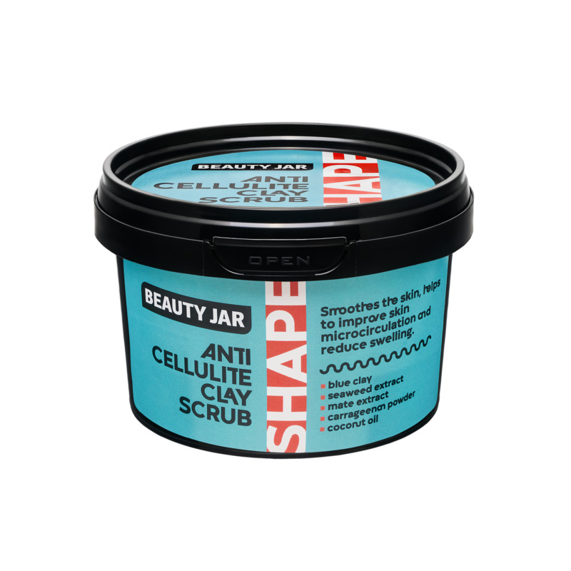 Antycellulitowy peeling z glinką do ciała Beauty Jar Shape Anti-Cellulite Clay Scrub 380 gr