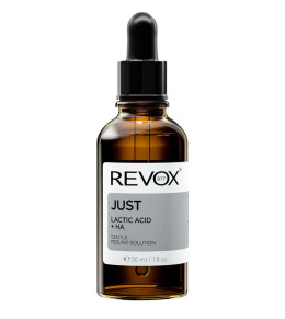 Delikatny peeling do twarzy i szyi Kwas mlekowy i HA / Revox Lactic Acid + HA Gentle Peeling Solution (30 ml)