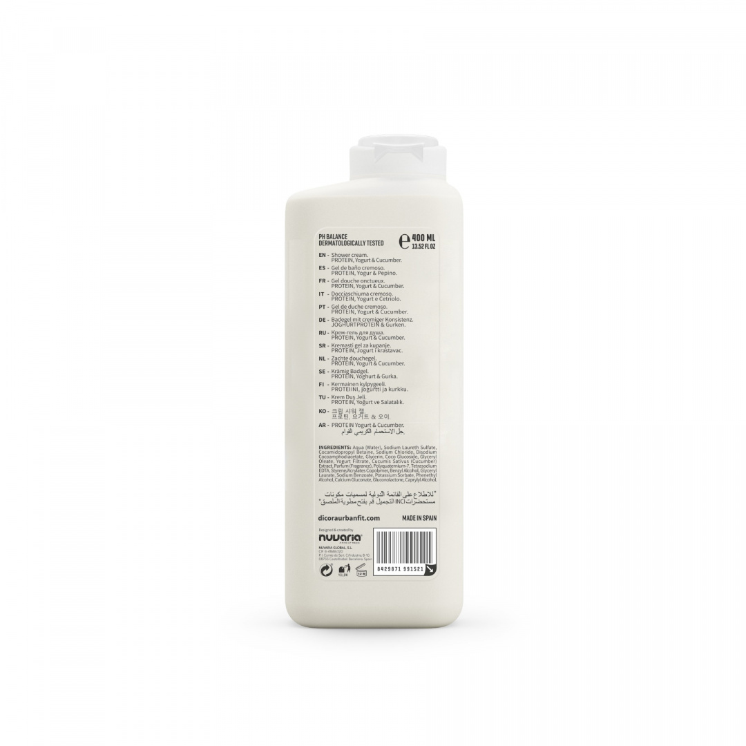 Dicora Urban Fit Krem pod prysznic Proteiny Jogurt i Ogórek (400 ml)
