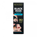 Hialuronowa czarna maska peel-off do twarzy / Revuele Black Mask Peel Off Hyaluron (80 ml)