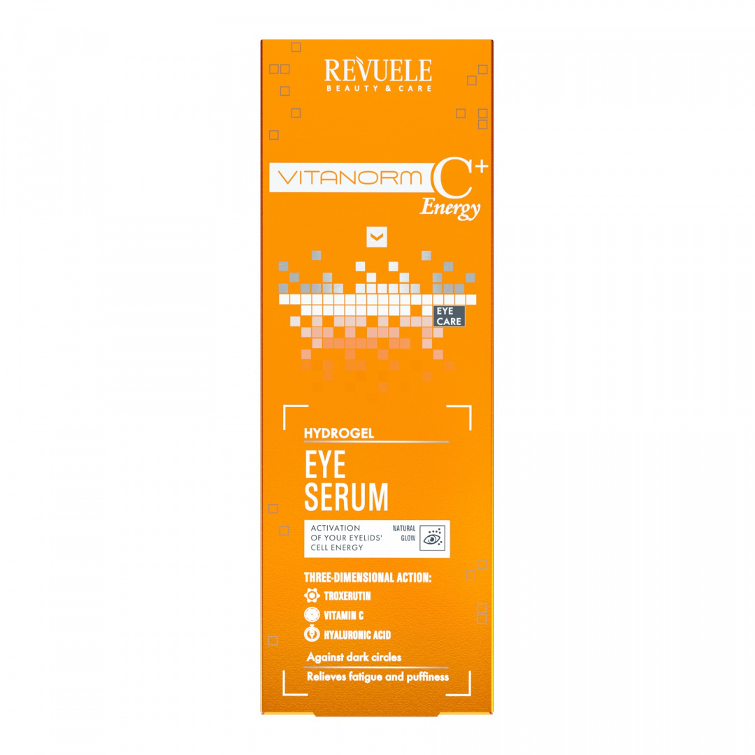 Hydrożelowe serum do skóry wokół oczu / Revuele Vitanorm C+ Energy Eye Serum (25 ml)