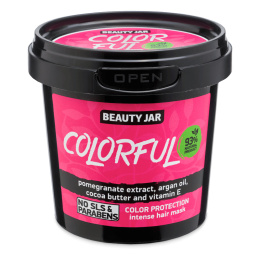 Intensywna maska chroniąca kolor włosów farbowanych Beauty Jar Colorful Color Protection Intense Hair Mask (140 g)