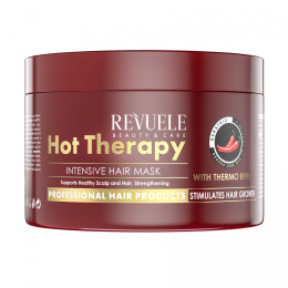 Intensywna maska do włosów z termoterapią na gorąco / Revuele Intensive Hot Therapy Hair Mask With Thermo Effect (500 ml)