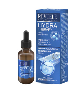 Intensywnie nawilżające serum do twarzy / Revuele Hydra Therapy Intense Moisturising Serum Elixir (25 ml)