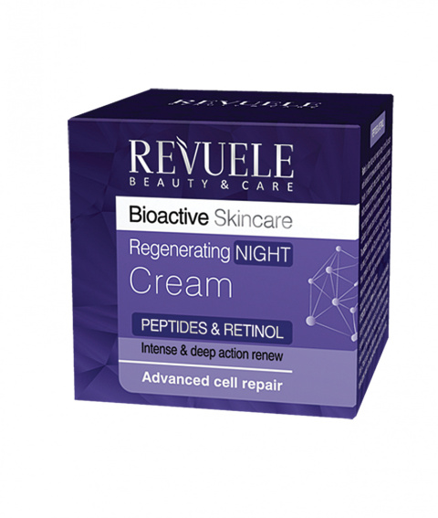 Intensywnie regenerujący krem do twarzy na noc / Revuele Bioactive Skincare Regenerating Night Cream (50 ml)