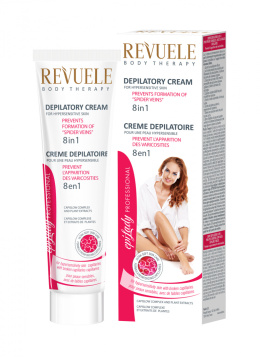 Krem do depilacji do skóry nadwrażliwej 8w1 / Revuele Depilatory Cream 8in1 For Hypersensitive Skin (125 ml)