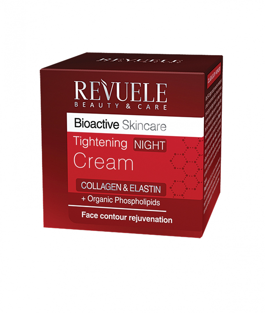 Krem do twarzy na noc / Revuele Bioactive Skin Care Collagen & Elastin Tightening Night Cream (50 ml)