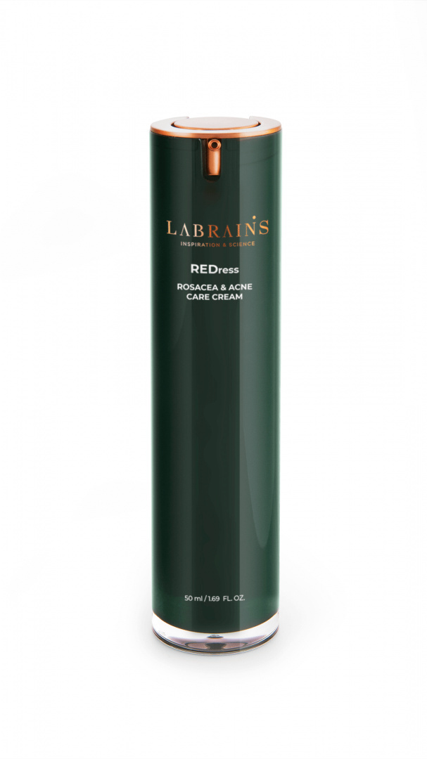 Krem do twarzy na trądzik i trądzik różowaty / Labrains Redress Rosacea & Acne Care Cream (50 ml)