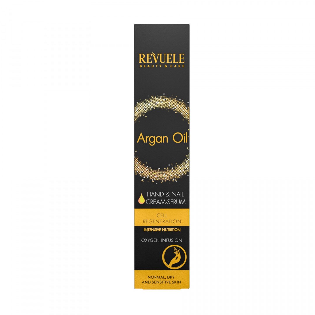Krem-serum do rąk i paznokci / Revuele Argan Oil Cream Serum (50 ml)