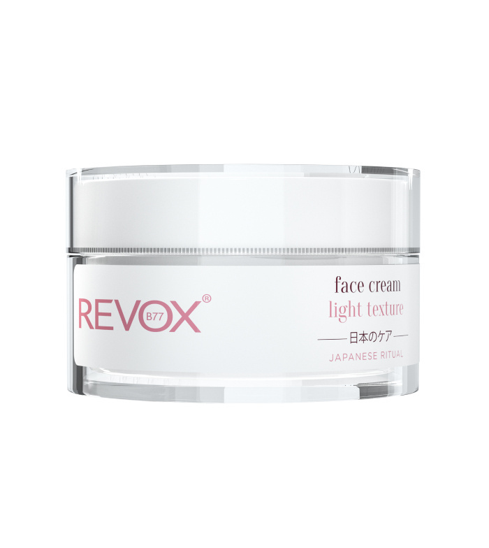 Lekki krem ​​przeciwzmarszczkowy do twarzy / Revox Japanese Ritual Light Face Cream (50 ml)