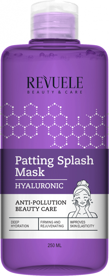 Maska do twarzy z kwasem hialuronowym / Revuele Patting Splash Mask Hyaluronic (250 ml)