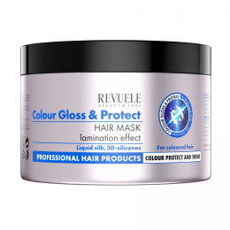 Maska do włosów farbowanych / Revuele Color Gloss & Protect Hair Mask (500 ml)