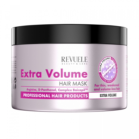 Maska do włosów przywracająca objętość / Revuele Professional Hair Products Extra Volume Hair Mask (500 ml)