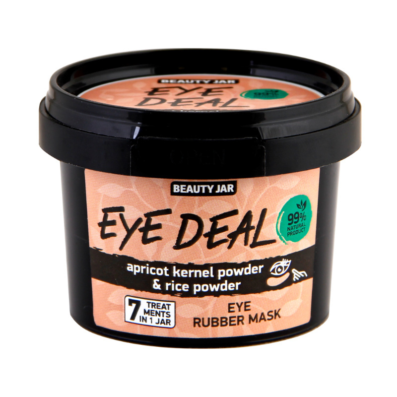 Maska pod oczy Morela i ryż Beauty Jar Eye Deal Eye Rubber Mask (15 g)