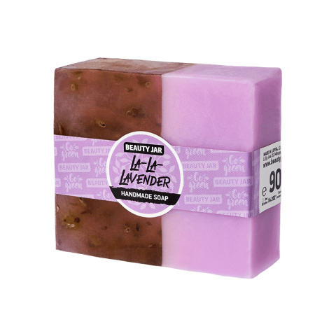 Mydło ręcznie robione w kostce Lawenda Beauty Jar Lavender Handmade Soap