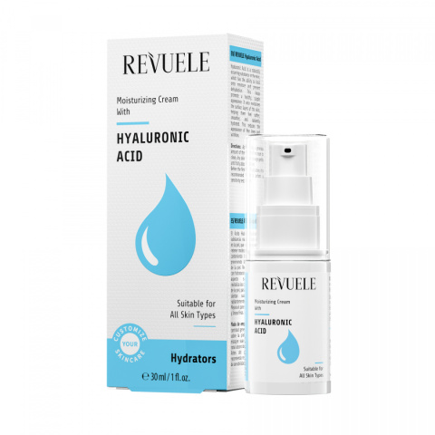 Nawilżające serum do twarzy z kwasem hialuronowym / Revuele Hydrators Hyaluronic Acid (30 ml)