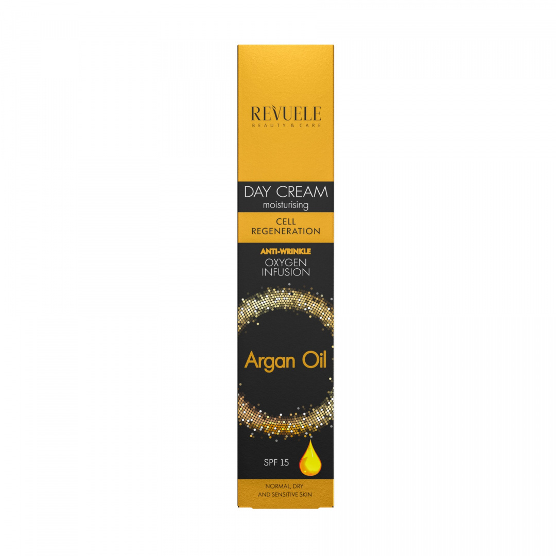 Nawilżający krem do twarzy z olejem arganowym / Revuele Argan Oil Day Cream (50 ml)