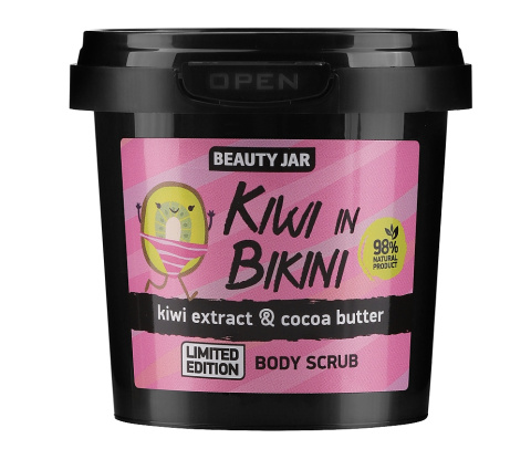 Peeling do ciała Beauty Jar Kiwi In Bikini Body Scrub (200 g)