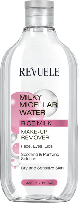 Płyn micelarny do demakijażu z mleczkiem ryżowym / Revuele Micellar Water With Rice Milk (300 ml)