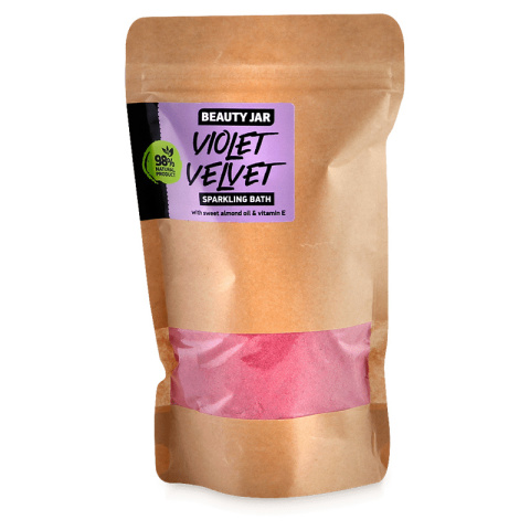 Puder do kąpieli Fioletowy aksamit Beauty Jar Sparkling Bath Violet Velvet (250 ml)