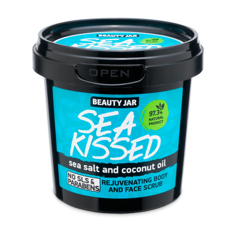 Regenerujący scrub do twarzy i ciała z solą morską Beauty Jar Sea Kissed Rejuvenating Body And Face Scrub (200 g)