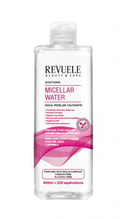 Revuele Soothing Micellar Water / Kojący płyn micelarny do skóry suchej i wrażliwej (400 ml)