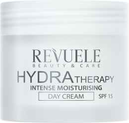 Revuele Face Care Intensywnie nawilżający krem na dzień SPF 15 / Revuele Hydra Therapy Intense Moisturising Day Cream (50 ml)