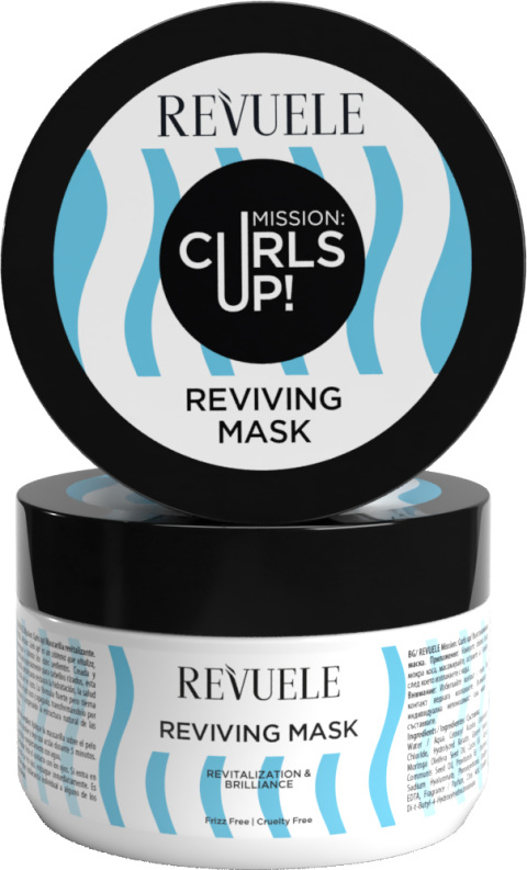 Rewitalizująca maska ​​do włosów / Revuele Mission: Curls Up! Reviving Mask (300 ml)