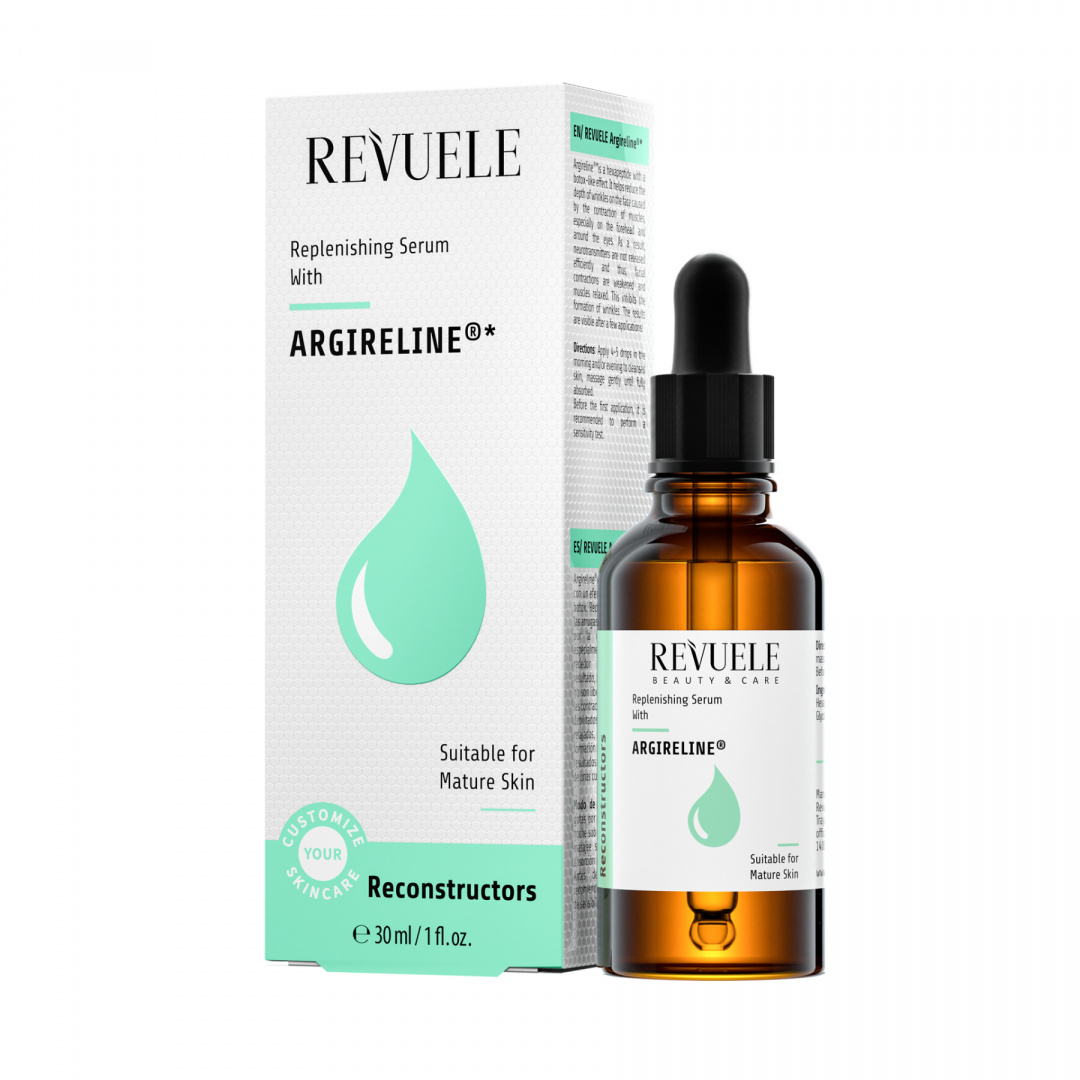Rewitalizujące serum do twarzy / Revuele Replenishing Serum With Argireline (30 ml)