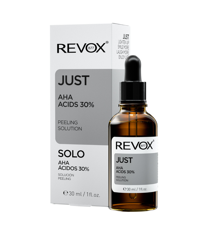 Serum z kwasami alfa-hydroksylowymi / Revox Just Aha Acids 30% Peeling Solution (30 ml)