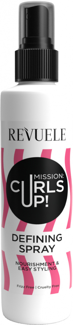 Spray do modelowania loków / Revuele Mission: Curls Up! Defining Spray (200 ml)