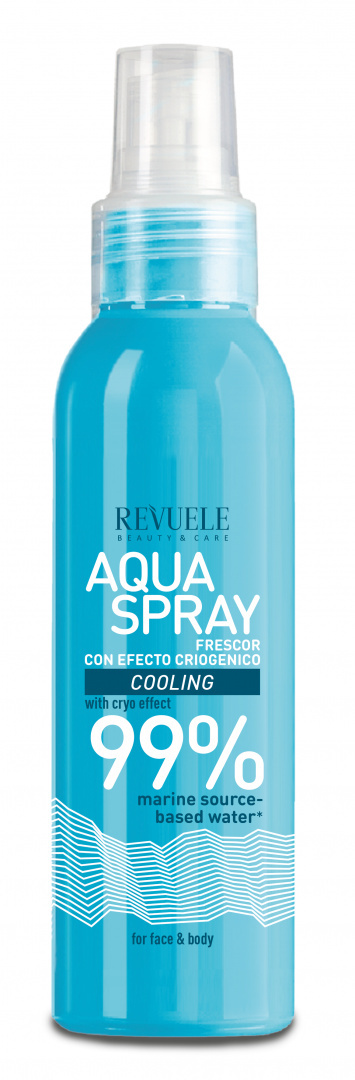 Spray do twarzy i ciała z ekstraktem z wodorostów / Revuele Face&Body Cooling Aqua Spray (200 ml)