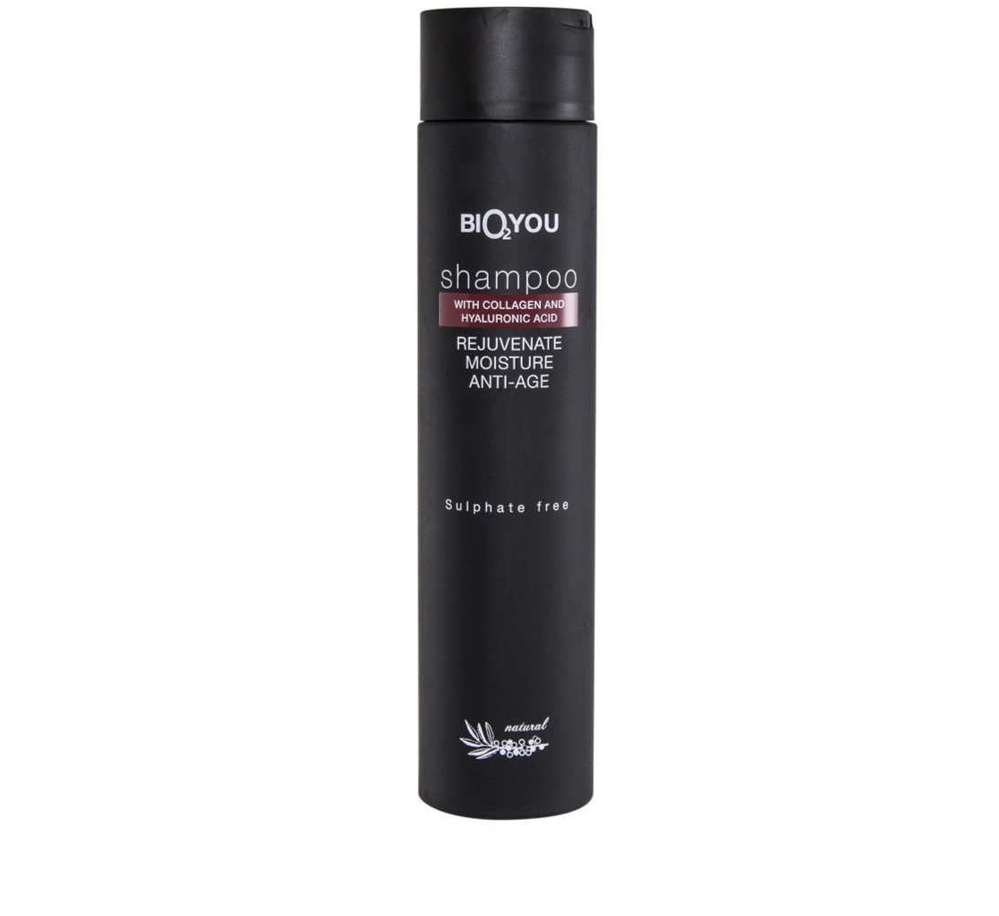 Szampon do włosów z kolagenem i kwasem hialuronowym / Bio2You Natural Shampoo (300 ml)