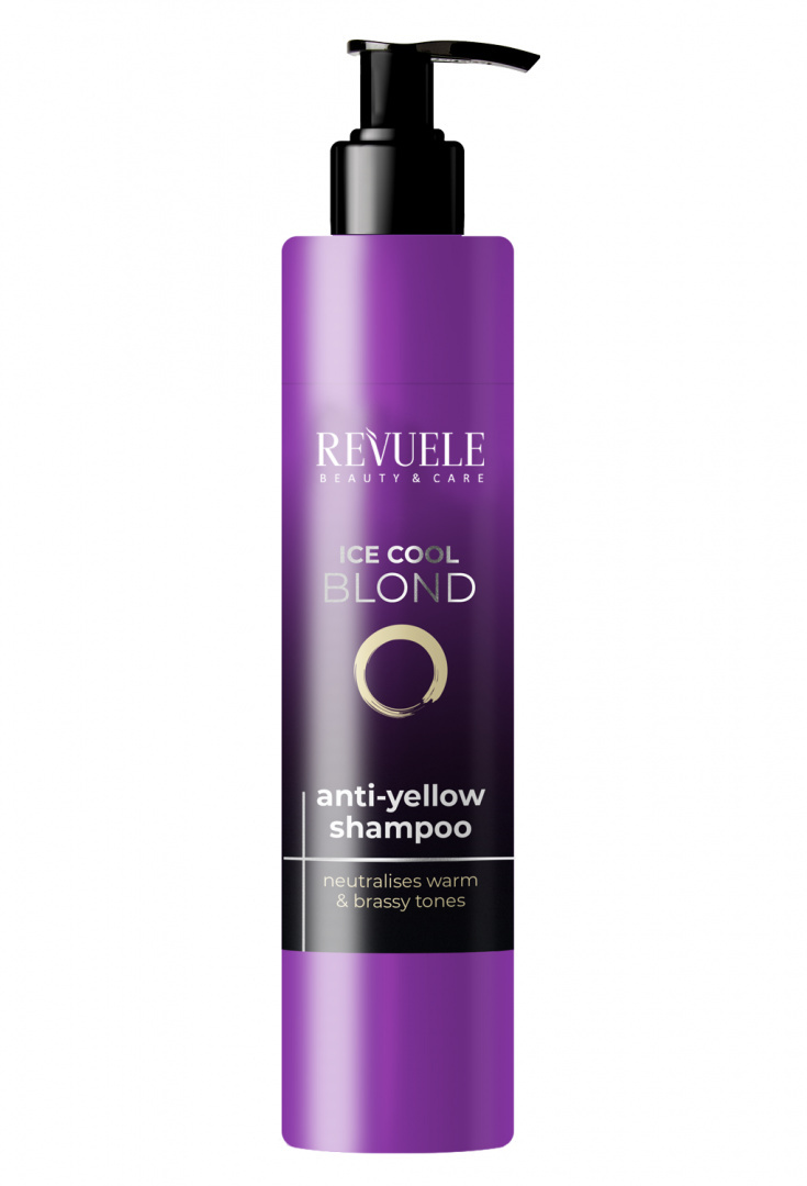 Szampon neutralizujący żółty kolor włosów / Revuele Ice Cool Blond Anti-Yellow Shampoo (335 ml)