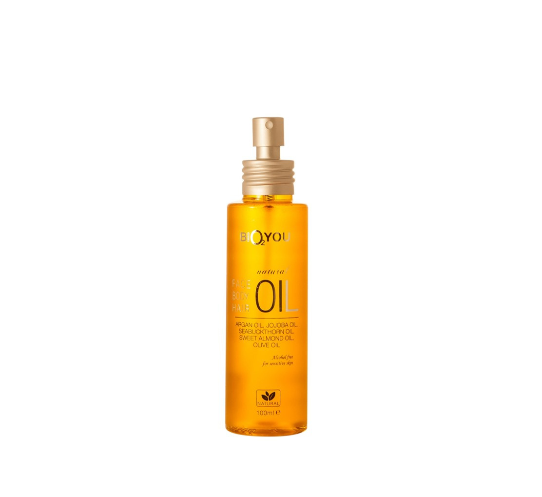 Uniwersalny olejek do twarzy, ciała i włosów / Bio2You Natural Face Body Hair Oil (100 ml)