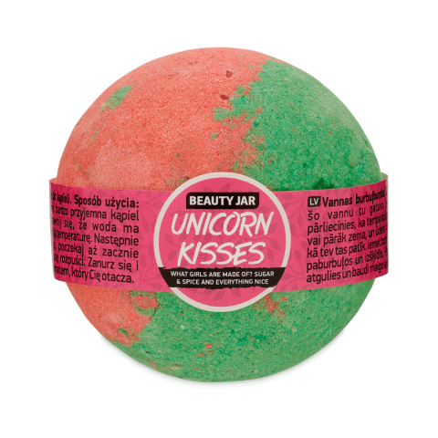 Musująca kula do kąpieli Beauty Jar Unicorn Kisses (150 g)