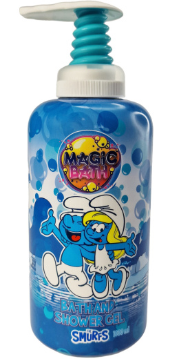 Shampoo and shower gel Smurfs Magic Bath (1000 ml)