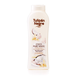 Delikatny kokosowy żel pod prysznic Tulipan Negro Coco Pure White Shower Gel (650 ml)