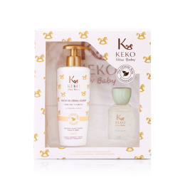 Keko New Baby The Ultimate Baby Treatments Zestaw (cr soap/500ml + towel/1pc + edt/100ml)