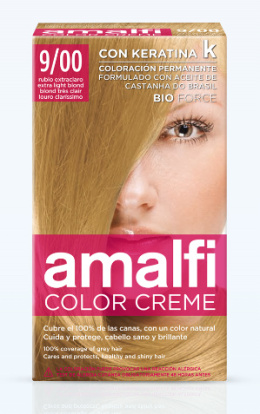 Kremowa farba do włosów 9/00 EXTRA LIGHT BLONDE AMALFI