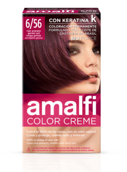 Kremowa farba do włosów 6/56 DEEP-RED AMALFI