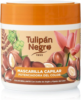 Maska dla włosów wzmacniająca kolor 400ML Tulipan Negro