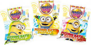 Pastylki musującej do kąpieli Minions Magic Bath 40g