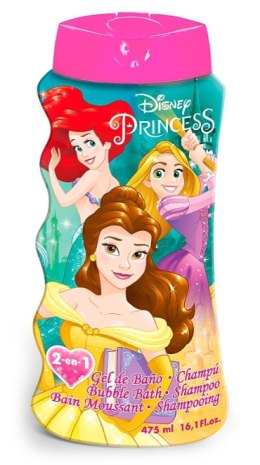 Żel pod prysznic i szampon Księżniczki Disneya dla dzieci 3+ Magic Bath 475 ml