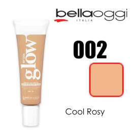 BELLAOGGI Kremowy Podkład koloryzujący My Skin Glow - Efekt zdrowego blasku SPF 20 02 Cool Rosy