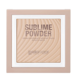 BELLAOGGI Sublime Powder - Puder ujednolicający z efektem matującym No.120 Medium Light