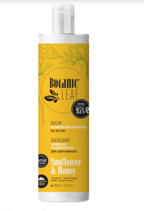 BOTANIC LEAF Balsam do włosów suchych Odżywienie i nawilżenie, 250 ml