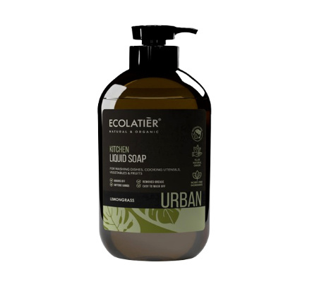 ECOLATIER URBAN Mydło w płynie kuchenne Trawa Cytrynowa, 600 ml