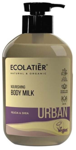 ECOLATIER URBAN Odżywcze mleczko do ciała, 400 ml