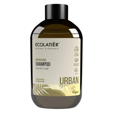 ECOLATIER URBAN Szampon odżywczy do włosów suchych, 600 ml